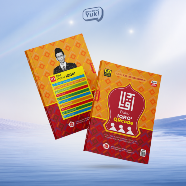 Buku Iqra Full Warna Fitur QR Code Milenial Mudah Membaca Huruf Arab Cara Membaca Cepat Quran Iqro Anak Ukuran A5