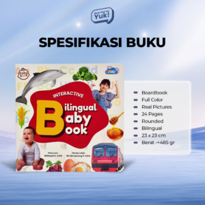 Buku Anak - Interactive Bilingual Baby Book Boardbook